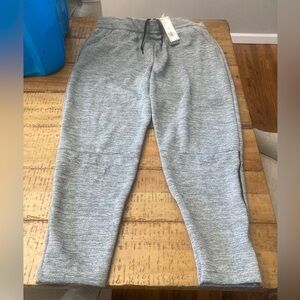 Adidas Regular Tapered Jogger Sweatpants Grey XL New